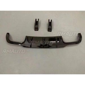 Pour Mercedes Benz W204 2011-2014 Édition Sport : Spoiler de pare-chocs arrière, diffuseur et garniture de sortie d'échappement arrière - Product Image 6