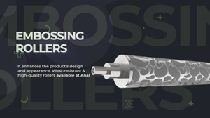 Rodillo de grabado de metal duradero hecho en La India para servicio de procesamiento de corte de cuero disponible venta directa por exportadores - Product Image 2