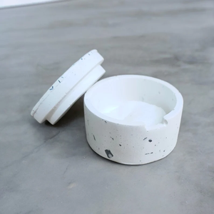 Set da <span class=keywords><strong>Bagno</strong></span> <span class=keywords><strong>Moderno</strong></span> in Cemento 5 Pezzi Fatto a Mano in Terrazzo Decorazione <span class=keywords><strong>Bagno</strong></span> Contemporanea per Casa - Product Image 4