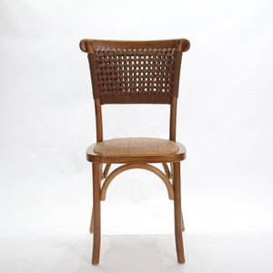 Tự nhiên nguyên liệu mây gỗ Stackable đám cưới tổ chức sự kiện cho thuê ghế ăn - Product Image 4