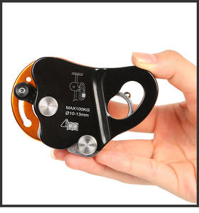 Clip de seguridad anticaída con parada de frenado automático, sujeción de cuerda para rescate, 11-12,5mm, <span class=keywords><strong>precio</strong></span> barato - Product Image 3