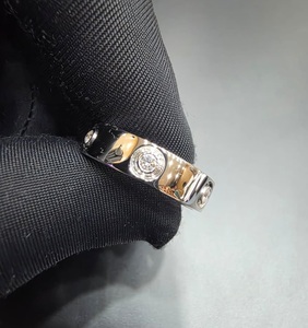 Anillo de Lujo Clásico de Platino PT950 con Diamante Cultivado en Laboratorio, Joyería Moderna Unisex para Boda con Brillo Radiante para Aniversario o Fiesta - Product Image 1