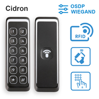 Lector de Control de Acceso RFID Ultra Delgado Cidron, Lector de Tarjetas Inteligentes NFC, Escáner QR con Indicador LED OSDP Wiegand