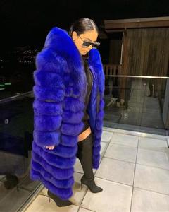 Cappotto OEM all'Ingrosso in Pelliccia Sintetica di Volpe Bubble da Donna, Giacca Invernale Lunga in Pelliccia Sintetica, Felpe con <span class=keywords><strong>Cappuccio</strong></span> Personalizzate Soffici in Pelliccia Sintetica da Donna - Product Image 3