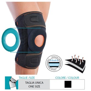 ORIONE สนับเข่าทำจากผ้าสามชั้นที่ระบายอากาศได้ดีและมีซับใน Ref. 4119 - Product Image 1