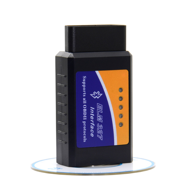 V2.1 Mini for Bluetooth ELM327 OBDII Diagnostic Interface Auto Car Diagnostic Scanner with Android Torque Software