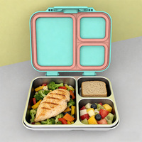 Boîte à bento pour enfants - Boîte à lunch - Acier inoxydable écologique - Extrêmement durable - Boîte à lunch pour garderie et école