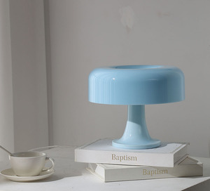 <span class=keywords><strong>Lampada</strong></span> da Tavolo Moderna in Acrilico a Forma di Fungo, Decorativa per Studio e Camera da Letto, Rosa - Product Image 2