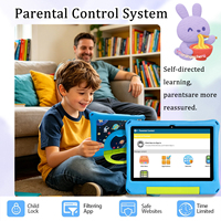 YPORANGECHENG Tablet Anak Baru 10.1 Inci, Android 12, MTK Octa Core 1.2GHz, Dual SIM, Layar IPS 1280*800, 3G+64G, Dapat Melakukan Panggilan 4G