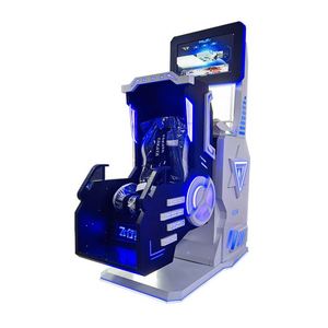 เก้าอี้ VR หมุนได้ 360 องศา เกม VR 9D โครงสร้างโลหะไฟเบอร์กลาส สำหรับใช้ในร่ม ห้างสรรพสินค้า สวนสาธารณะ ขายดี - Product Image 2