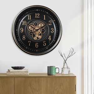 <span class=keywords><strong>Reloj</strong></span> Decorativo para el Hogar 2026, <span class=keywords><strong>Reloj</strong></span> Mecánico con Esfera de Engranajes, Arte de <span class=keywords><strong>Pared</strong></span>, <span class=keywords><strong>Reloj</strong></span> de Lujo para Sala de Estar, Decoración del Hogar - Product Image 4