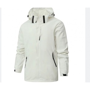 Chaqueta Softshell para Hombre, Forrada de Polar, Cortavientos, Ligera, Impermeable, con Capucha, para Senderismo - Product Image 4