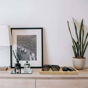 Petite toilette au-dessus de la maison plateau de salle de bain polyvalent plateau de comptoir de salle de bain avec plateau en bambou - Product Image 3