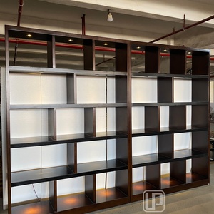 Bibliothèque en bois noir personnalisable pour bureau à domicile, étagère à livres de luxe moderne, bibliothèques simples pour bureau - Product Image 4