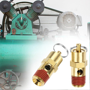Soupape de décharge de pression filetée NPT de 1/4 pouce, indice de pression de 150 PSI, clapet anti-retour pour compresseur d'air avec filetage de verrouillage d'étanchéité - Product Image 4