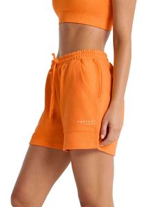 กางเกงขาสั้นผ้าฝ้ายฝรั่งเศสสำหรับผู้หญิงกางเกงขาสั้นผ้าฝ้ายเทอร์รี่2024พอดีตัวกางเกงออกกำลังกายแบบสกินนี่ลำลอง100% 350gsm สำหรับฤดูร้อน - Product Image 2