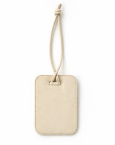 Étiquette de bagage bleue rectangulaire, étiquette de sac de voyage, porte-clés, identificateur de valise - Product Image 3