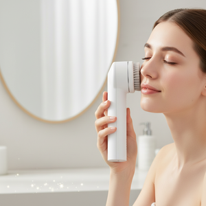 Exfoliador Facial Portátil, Máquina Eléctrica para Lavar la Cara, Cepillo de Limpieza Facial Giratorio de Silicona para Limpiar los Poros - Product Image 2