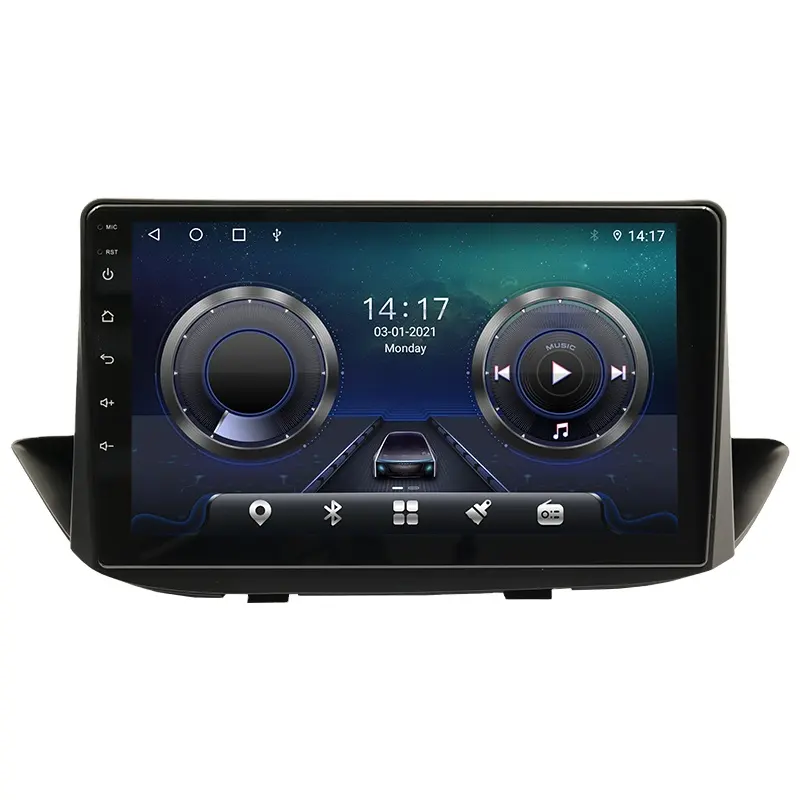 Autoradio 2G Ram 10.1 Inch Android 12 Auto Gps Multimedia Voor Peugeot 2008 208 308 Serie 2014-2018 Navigatiespeler