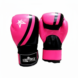 Guantes de boxeo profesionales MMA Fight Sparring entrenamiento impermeable Sanda venta al por mayor diseño personalizado su propio logotipo cuero genuino - Product Image 1