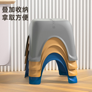 Tabouret de salle de bain empilable, en plastique épais antidérapant, pour le bain des bébés, petite, moyenne, grande et très grande taille, en matériau PP - Product Image 2