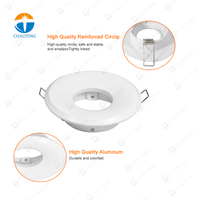 Luz descendente de aluminio para techo, lámpara LED COB de 3, 5, 6 y 7 W, accesorios de foco MR16, GU10, GU5.3