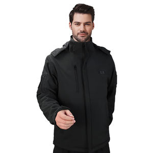 Veste chauffante électrique d'hiver avec capuche détachable pour hommes et femmes - Product Image 2