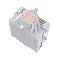 Refroidisseur de processeur Lovingcool New 205W TDP, non lumineux, avec roulement à fluide de 120 mm, compatible avec les sockets LGA1700/1200 AM5/AM4, radiateur de refroidissement par air