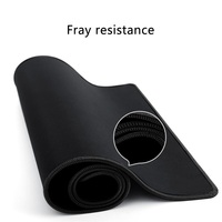 Grand tapis de souris Extra épais, motif de tissage rapide, très épais, pour bureau, contrôle au bord cousu, résistant à l'eau