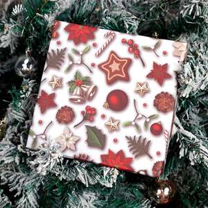 2025 Factory Disposable Coated Silicone Virgin <b>Christmas</b> Gift <b>Wrapping</b> <b>Paper</b> 70x95cm Packaging - Product Image 5