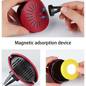 Penyegar Udara Interior Mobil Kulit <span class=keywords><strong>Premium</strong></span> dengan Klip Ventilasi dan Aroma Tahan Lama untuk Gaya Dasbor Mewah - Product Image 6