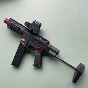 Pistolet à billes électriques J11 anti-parasites, type briquet, avec étui, billes en plastique BB réelles de 9 mm, pistolet souple à piles - Product Image 6