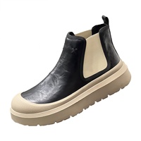 Bottes d'hiver 2025 pour hommes, nouvelle collection, ultra-légères, noires, classiques, doublées polaire, chaudes, style papa