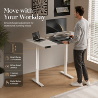 Bureau électrique silencieux AOR au design moderne pour l'apprentissage à domicile, le bureau, le travail sur ordinateur, personnalisable dans toutes les couleurs, vente en gros d'usine