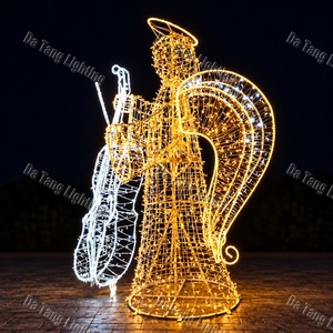 Outdoor Angel Christmas Decorations for Shopping Centers City Squares Hotels Theme Parks and Winter Festival Events - Product Image 5