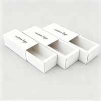 Boîte cadeau rigide personnalisée avec tiroir coulissant magnétique et insert en mousse EVA pour l'emballage de parfums et d'essences de soin de la peau
