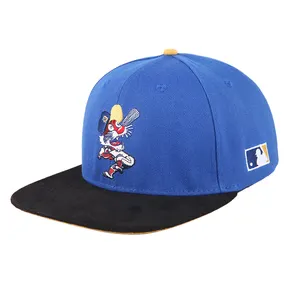 Großhandel benutzer definierte Hip Hop Baseball mützen Fitted Cap flache Krempe einfache benutzer definierte Snapback Hut