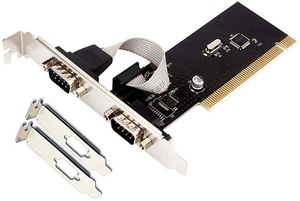 Thẻ Nối Tiếp <span class=keywords><strong>PCI</strong></span> Cổng Kép <span class=keywords><strong>PCI</strong></span> Sang DB9 Bộ Điều Hợp Mở Rộng Cổng COM COM Cho Máy Tính Để Bàn - Product Image 2