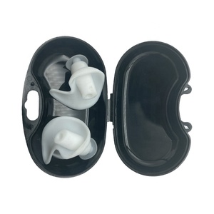 2 حزمة للماء قابلة لإعادة الاستخدام سيليكون السباحة الأذن المقابس للسباحة الاستحمام الاستحمام تصفح سدادة الأذن - Product Image 2