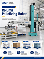 Machine de palettisation automatique à colonne, robot rotatif pour palettisation de sacs et de cartons, 200-400 sacs/h, 220V/380V, pour ciment et aliments pour animaux