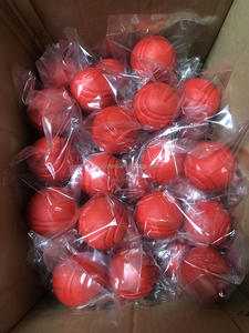 Çin satın evcil hayvan aksesuarları akıllı interaktif pet oyuncak sıçrama TPR kırmızı pet oyuncak top - Product Image 5