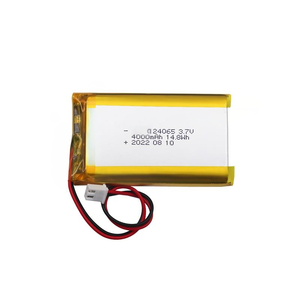 3.7V 4000mAh 124065 14.8Wh 可充电锂聚合物电池，适用于手机和移动电源，银色，XMX品牌库存 - Product Image 3