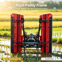 Machine hydraulique pliable pour le nivellement des rizières et la préparation de la boue humide pour la repiquage du riz - DunTian