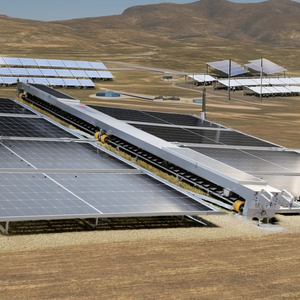 Полностью автоматический фотоэлектрический робот-очиститель, солнечные панели, влажная сухая машина для очистки фотоэлектрических панелей двойного назначения - Product Image 1