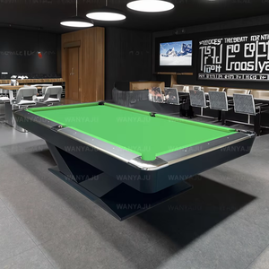 Table de billard de style moderne de 9 pieds, ardoise noire de qualité supérieure, cadre en alliage d'aluminium, table de billard d'intérieur pour bar - Product Image 2