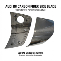 Lame de porte latérale en fibre de carbone de style OEM pour Audi R8 2008-2015