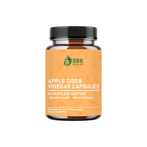 Factory Wholesales 90 Days Supply Apple Cider Vinegar Capsules Slimming Pills Promote Digestive Health Detox Cleanse Capsules - Product Image 1