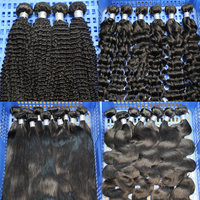 Grossiste de mèches de cheveux humains vierges bruts 15A, cuticules intactes, alignées, lisses, de Birmanie et du Vietnam, extensions capillaires