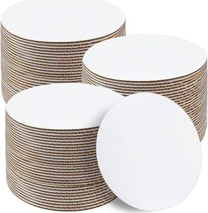 Trắng các tông sóng dùng một lần bánh cơ sở bảng 12 inch vòng bánh tấm vòng tròn khay dùng một lần bánh - Product Image 4
