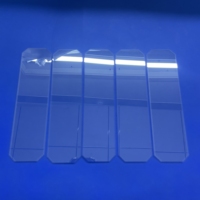 Plaque en silice fondue de précision à chanfrein optique en verre saphir personnalisé K9 pour la protection des scanners et des capteurs industriels